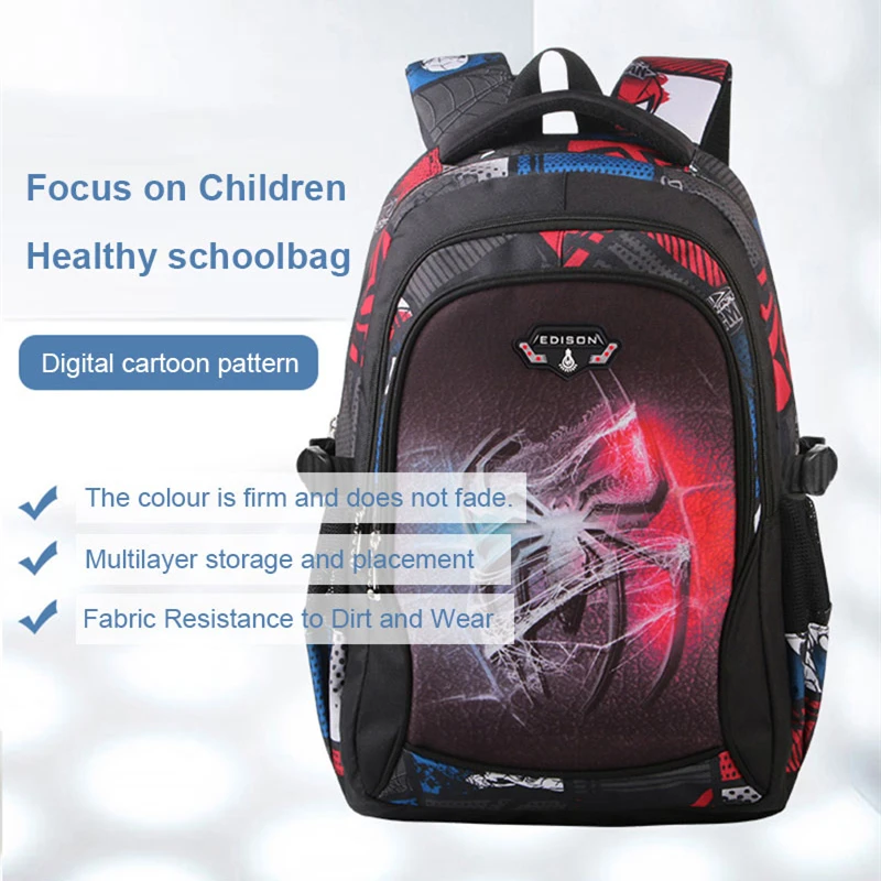 JOAXOR Fashion Cartoon Backpack School Bags Children Backpacks Kids Back Pack boy Textbook Bag Primary Enfant