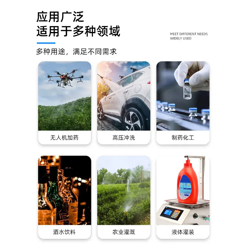 Мембранный насос с пятью цилиндрами 12 В постоянного тока 24 устойчивый к кислотам