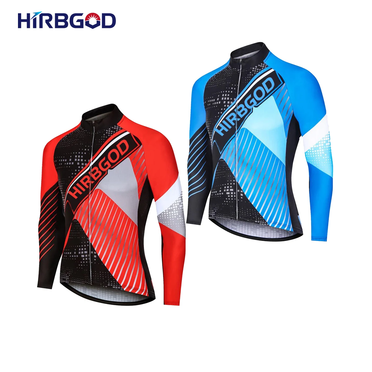 

HIRBGOD The New Men's Comfortable Bike Tops With Reflective Effect Cycling Jersey Long Sleeves MTB Jersey Ropa Ciclismo Hombre