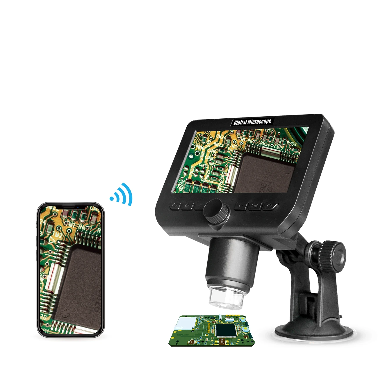 

Inskam 2MP 1000X раз 1080P ЖК-дисплей рабочий сканер электронный микроскоп WiFi с 8 светодиодами