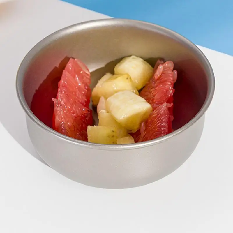 Титановая миска для лапши фруктов портативные десертные миски альпинизма