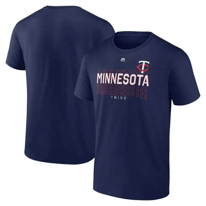 

Branded Navy Minnesota Twins Join Forces T-Shirt Workout shirt men Golf women Ropa de gym de hombres Women golf clothing Golf we