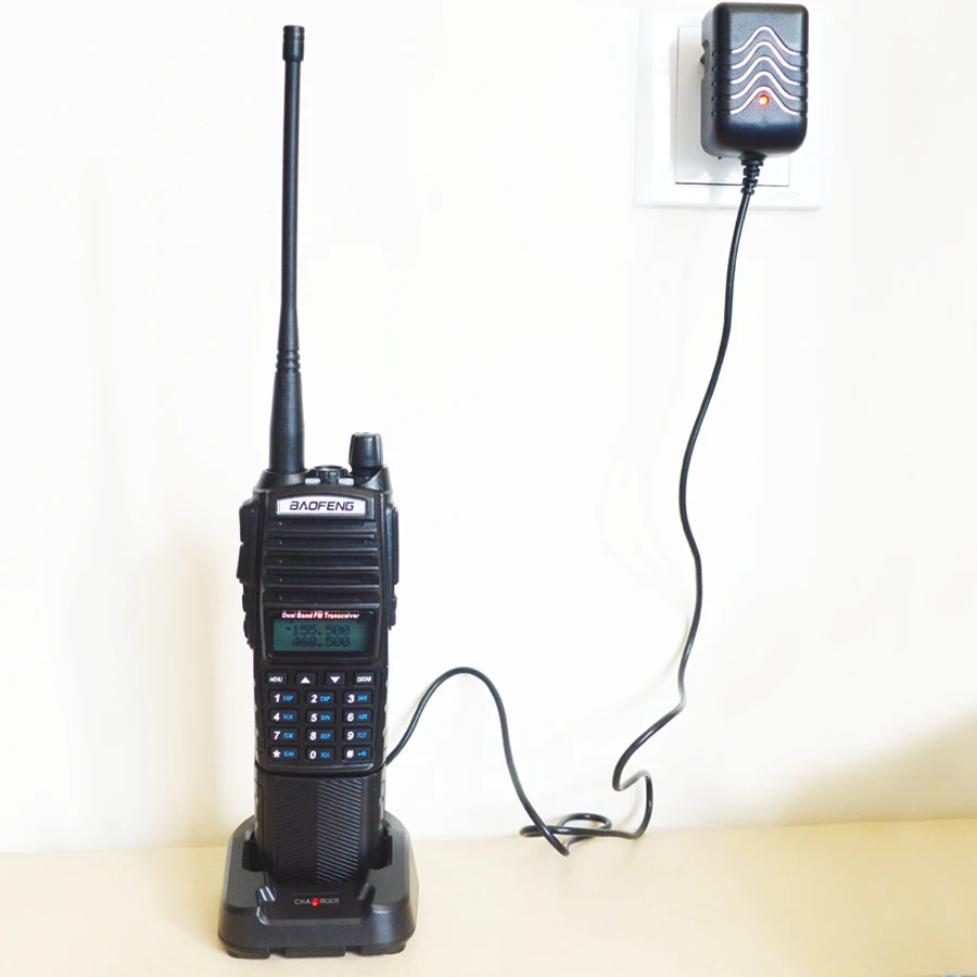 Original BaoFeng UV-82 8W 3800mah Battery UV 82 Walkie Talkie UP 10 KM Ham Radio Dual PTT 82 HP Walkie-talkies Transceiver