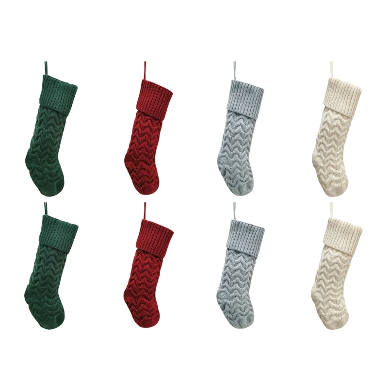 

Christmas Knitted Stocking Candy Snacks Gift Packaging Bag Supplies