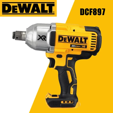 DEWALT DCF897 беспроводной литиевый ударный гайковерт 20 в 3/4 дюйма с высоким крутящим моментом, профессиональные электроинструменты для деревообработки
