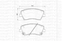 

7010101 тормозная колодка для I30 11 ELANTRA 11 ELANTRA 11 CEED 12 CERATO 16