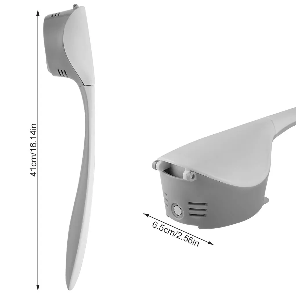 

Toilet Brush Set TPR Closet Brush Tough Bristles Bathroom Brush Holder Home Kitchen Cleaning Tool Gray