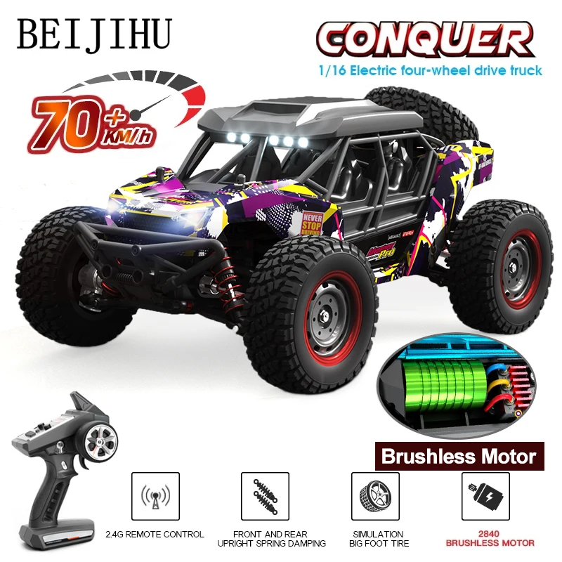4x4 Off Road Brushless Remote Control Truck Electric High Sp