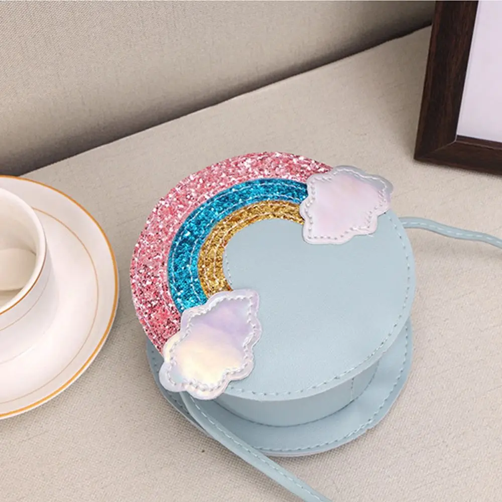 Color Handbag Rainbow Clutch Bag Girl Gift Korean Style Diagonal Bag Cross-body Bag Kids Coin Purse Girls Shoulder Bag