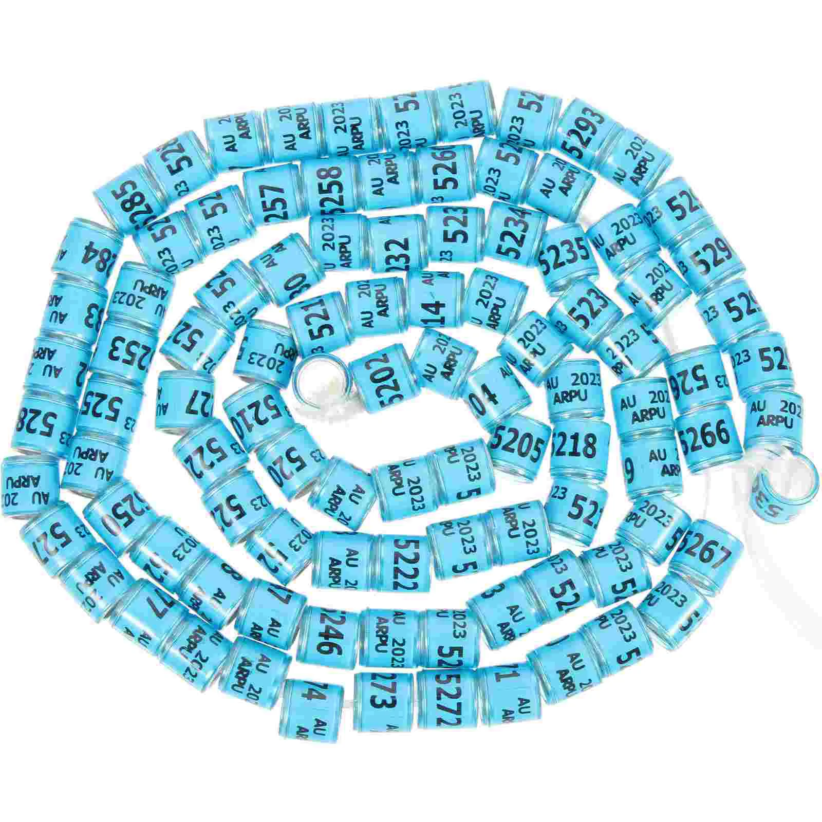 

100Pcs Practical Portable Pigeon Supplies Small Bird Rings Private Pigeons Marker for Chicken Pigeon Poultry