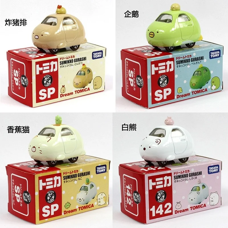 

TAKARA TOMY игрушки из сплава Tonkatsu Пингвин банан машинки для детей литые под давлением 1/64 Tomica ограниченная винтажная Neo горячие подарки для мальч...