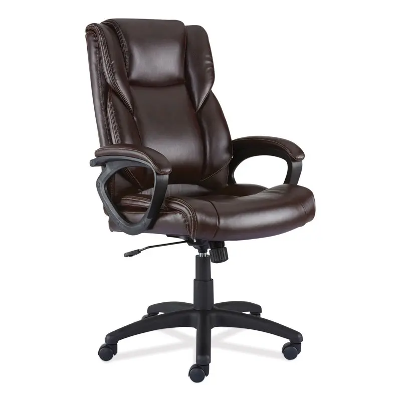 

Series Mid-Back Task Chair, Supports to 250 , Brown