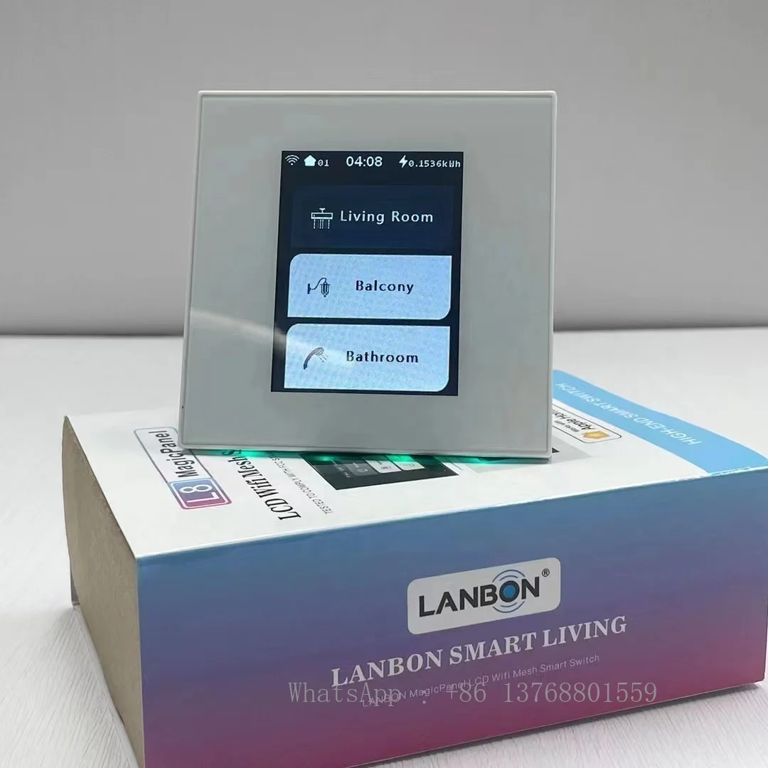 Lanbon Smart Home Adcance WIFI Mesh Touch Switch Многоязычные умные настенные выключатели