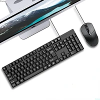 new usb photoelectric 1600pdi mute keyboard mouse wired keyboard mouse combos for business office notebook home gaming pc office