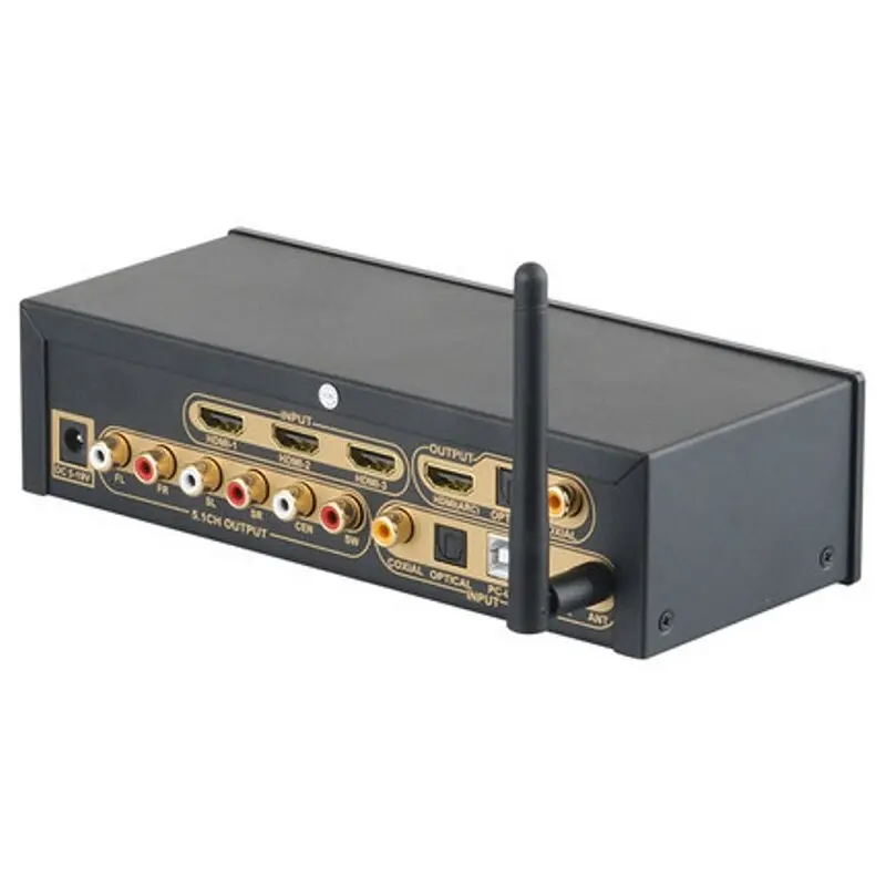Фото Аудиодекодер UD951B 5.1 DTS Dolby Atmos 5.1, USB-аудиокарта, цифровая аудиосистема 5.1CH с поддержкой ARC, HDMI, коаксиального и оптического волоконного подключения №5