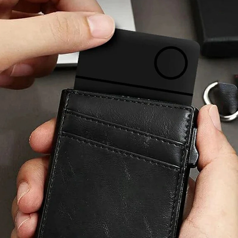 Беспроводной Перезаряжаемый смарт-трекер для карт работает с Apple Find My App Back Cover Icard