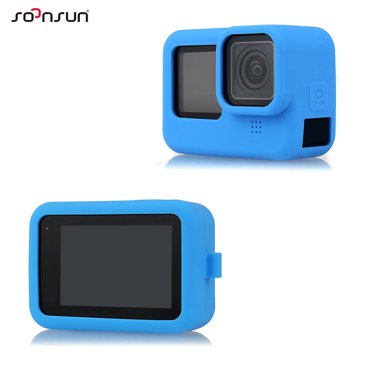 SOONSUN мягкий силиконовый защитный чехол для GoPro Hero 9 10 11 черный резиновый кожи на