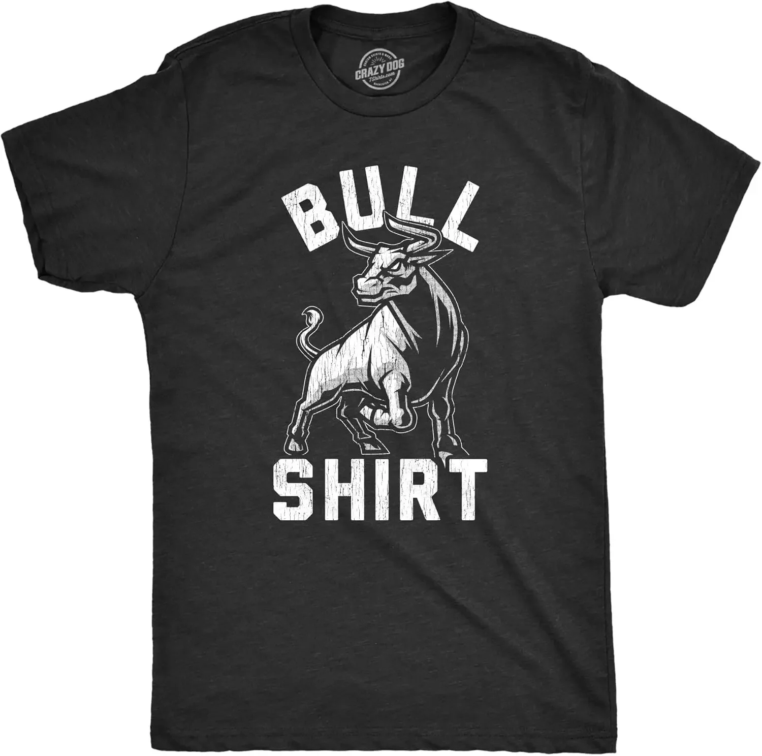 Мужская рубашка Bull Funny B.S. Новинка с изображением Punny Sarcastic