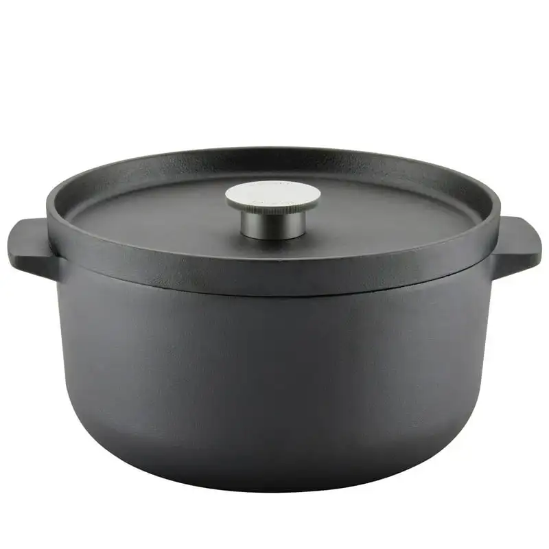 

Cast Iron Dutch Oven/Casserole, 6 Quart, Cast Iron Black