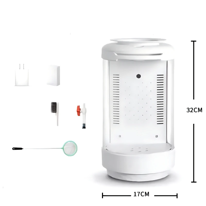 MICMOL аквариумная капсула маленький аквариум Бесплатная смена воды золотой
