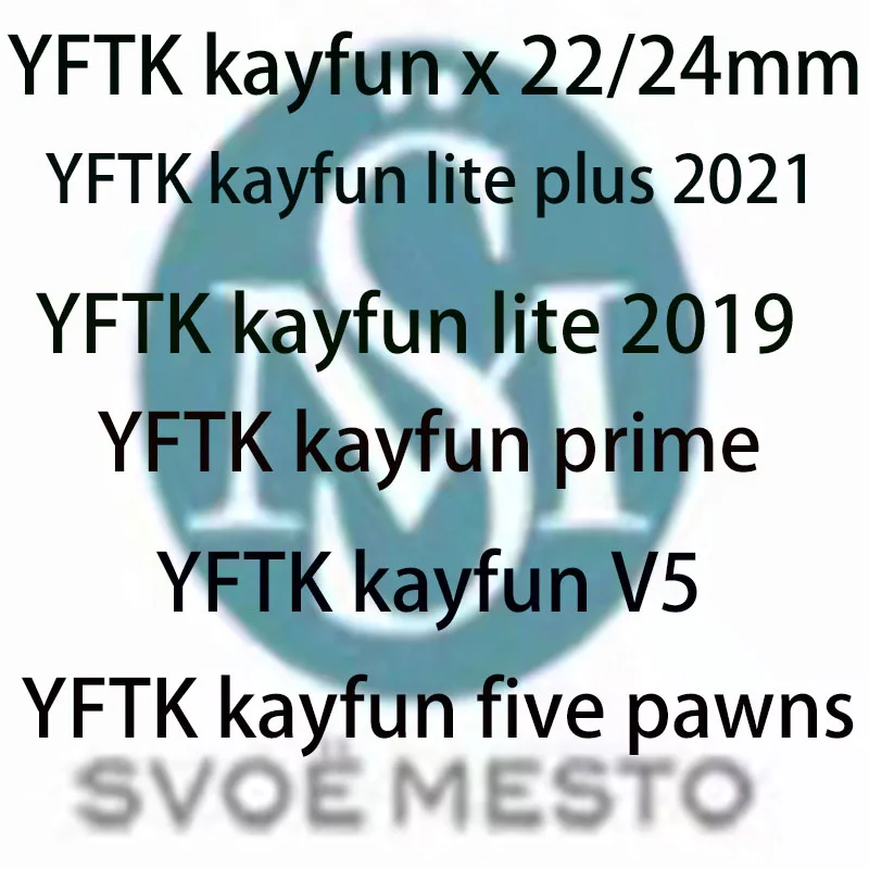 

YFTK SXK kayfun x mtl kayfun lite plus 2021 22mm /24mm v5 /v6 / v4 /prime dlc /5² SE/Lite Five Pawns/vika zeus x mesh trim panel