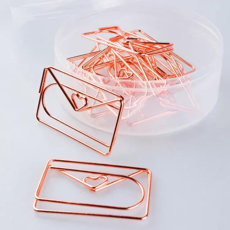 

Envelope Paper Clip Creative Special-shaped Modeling Clip Metal Paper Clips Bookmark Photos Tickets Notes Letter Paper Clip