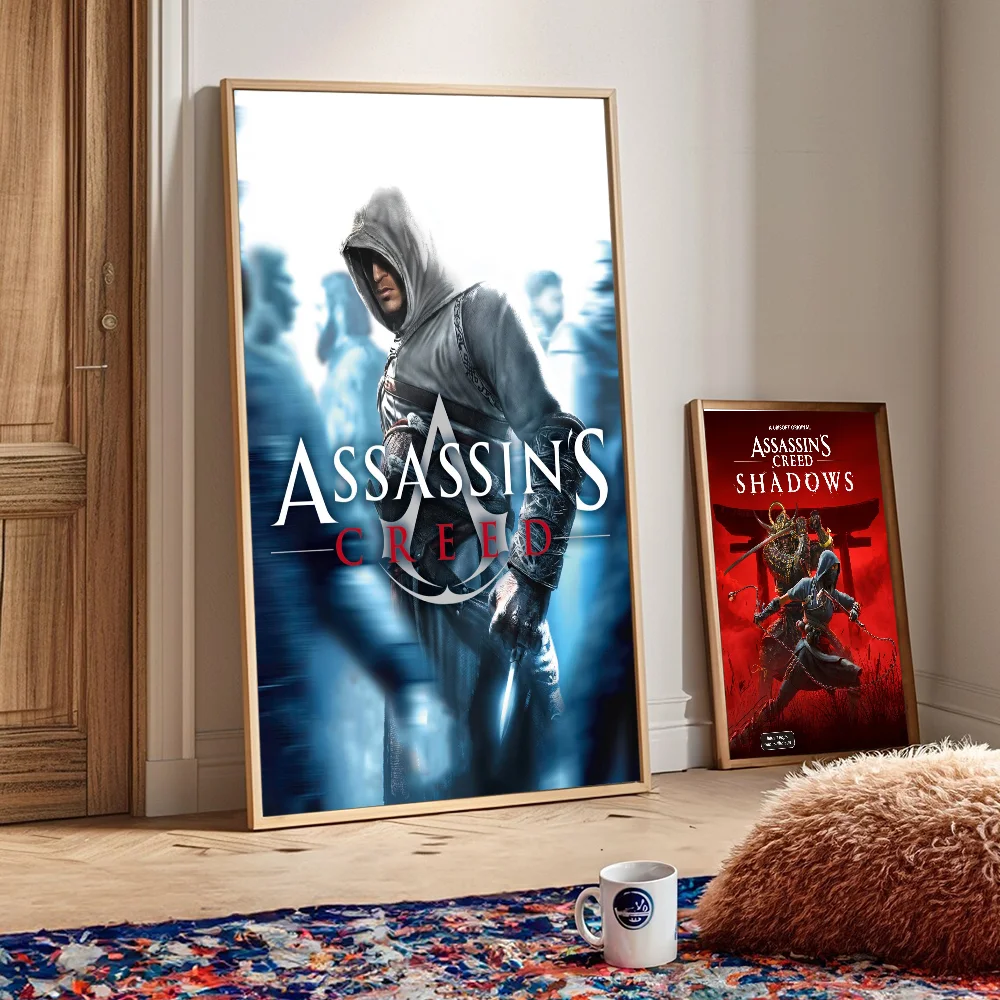 Assassin's Creed Game Высококачественный Винтажный Декор Для Комнаты Настенный