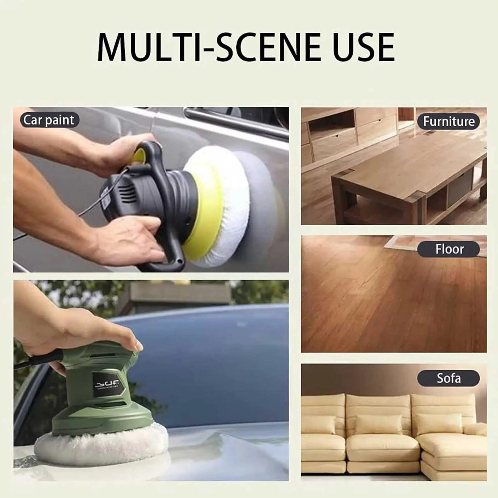 

Car Polishing Disc Wool Buffing Waxing Pad Cashmere Wheel Polishing Pad For Car Paint Care Waxing Polisher Drill Adapter G4F3