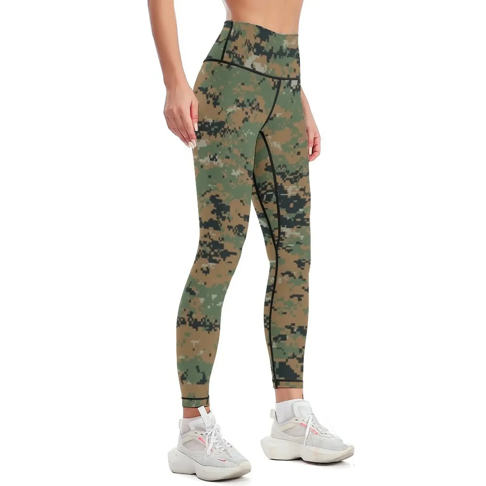 Фото Камуфляжные леггинсы Marpat, леггинсы для спортзала, женская спортивная одежда, женские спортивные брюки, женские леггинсы №2
