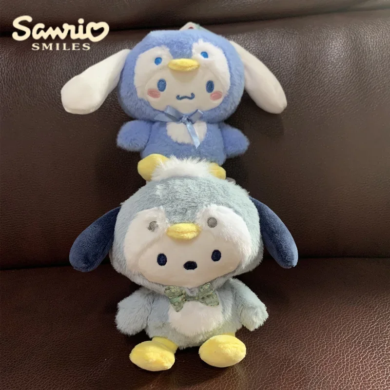 Оригинальный плюшевый брелок для косплея Sanrio nakacco Cinnamoroll в виде пингвина Kawaii