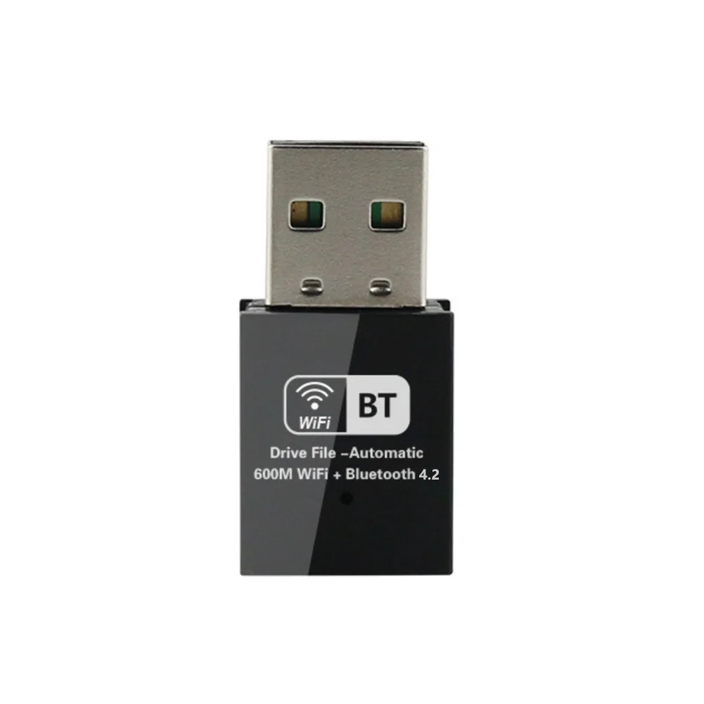 

600Mbps ABS Drive Free Network Card USB Port Bluetooth Adapter For PC Mini Multifunctional EDR Dongle Receiver Transmitter