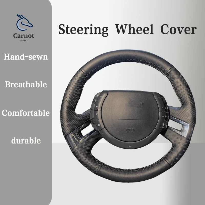 

Кожаный чехол на руль из микрофибры для Citroen C4 Picasso 2007 2008 2009 2010-2013 чехол на ручку салон автомобильные аксессуары