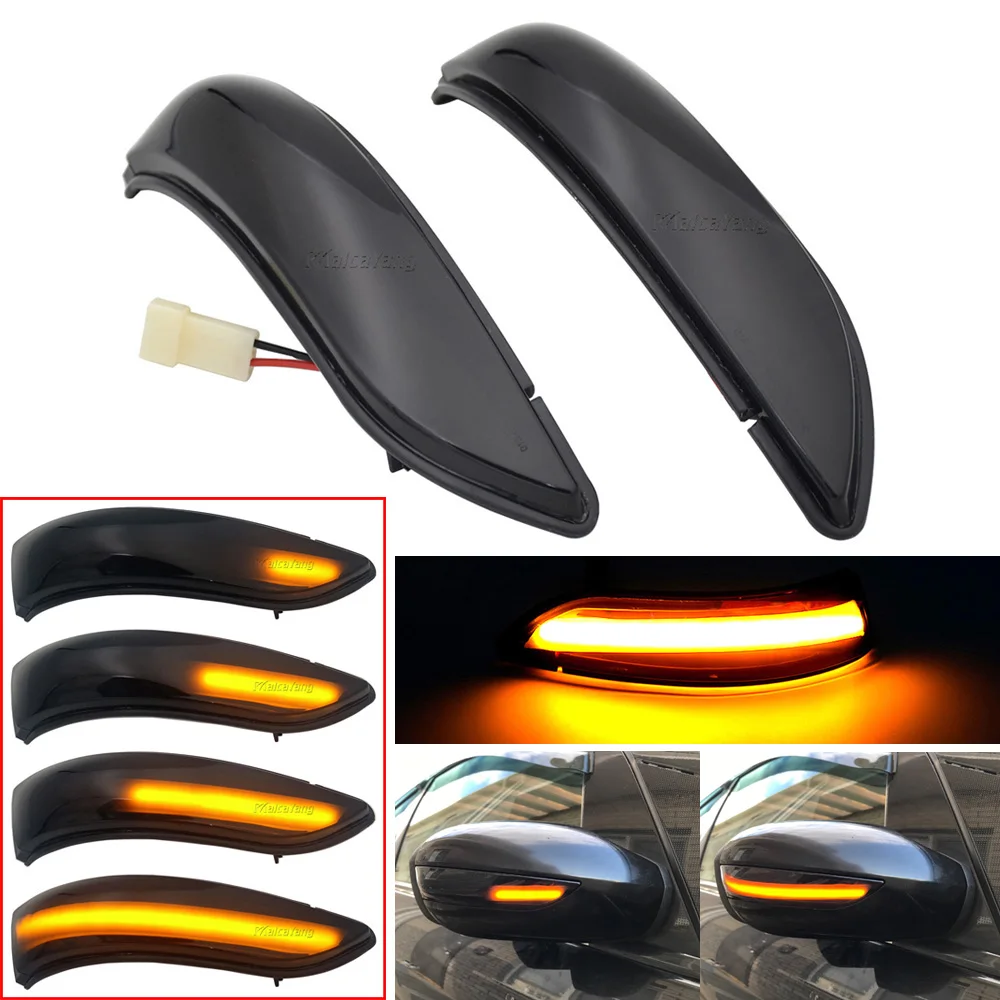 

For Mercedes Benz A B Class W169 W245 2pcs Turn Siganl Lights LED Side Wing Dynamic Turn Signal Light Rearview Mirror Indicator