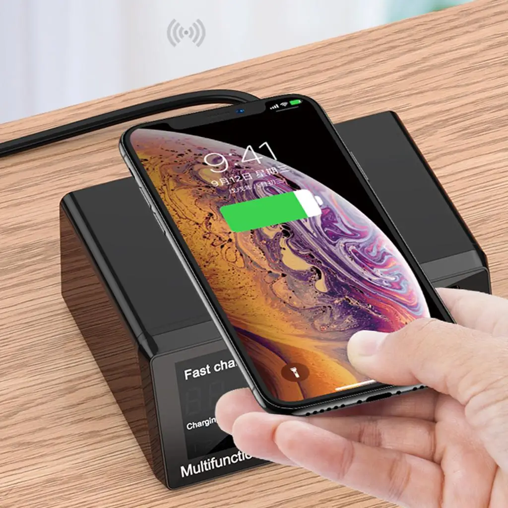 Gazechimp QC 3.0 Зарядка 8 портов USB Док-станция Беспроводная быстрая r Великобритания