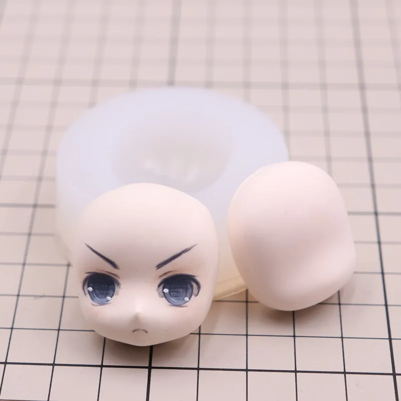 

Q version ultra-light clay universal silicone face mold face mold steamed bread face steamed bun face silicone face mold