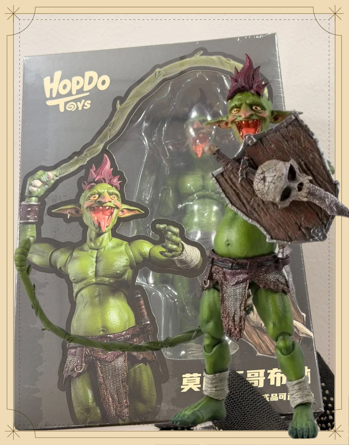 Фото В наличии! Новинка! Ограниченная серия! Фигурка HopDo Toys Mohawk Goblin 1/12. Идеально для подарка. Уродливая и откровенная. №1