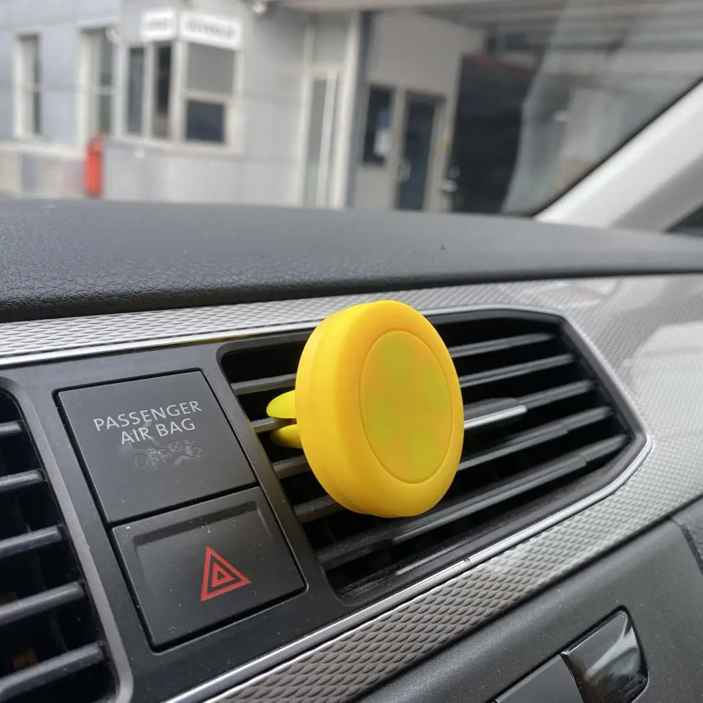 

Phone holder with magnet yellow/SYTE133