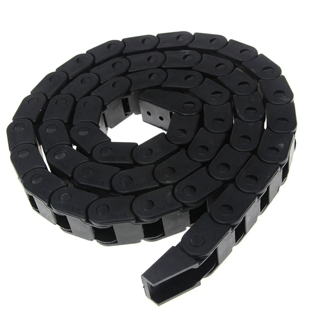 

1m Transmission Chains Semi-enclosed 10*20mm Plastic Towline Nylon Cable Drag Chain Wire Carrier For I3 printer Cnc Route