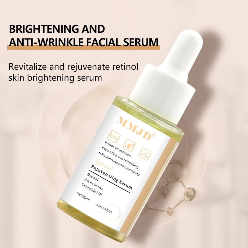 Retinol Facial Serum Anti Aging Wrinkle Serum Skin Care Plumping Instant Moisturizing Whitening for Face for Women