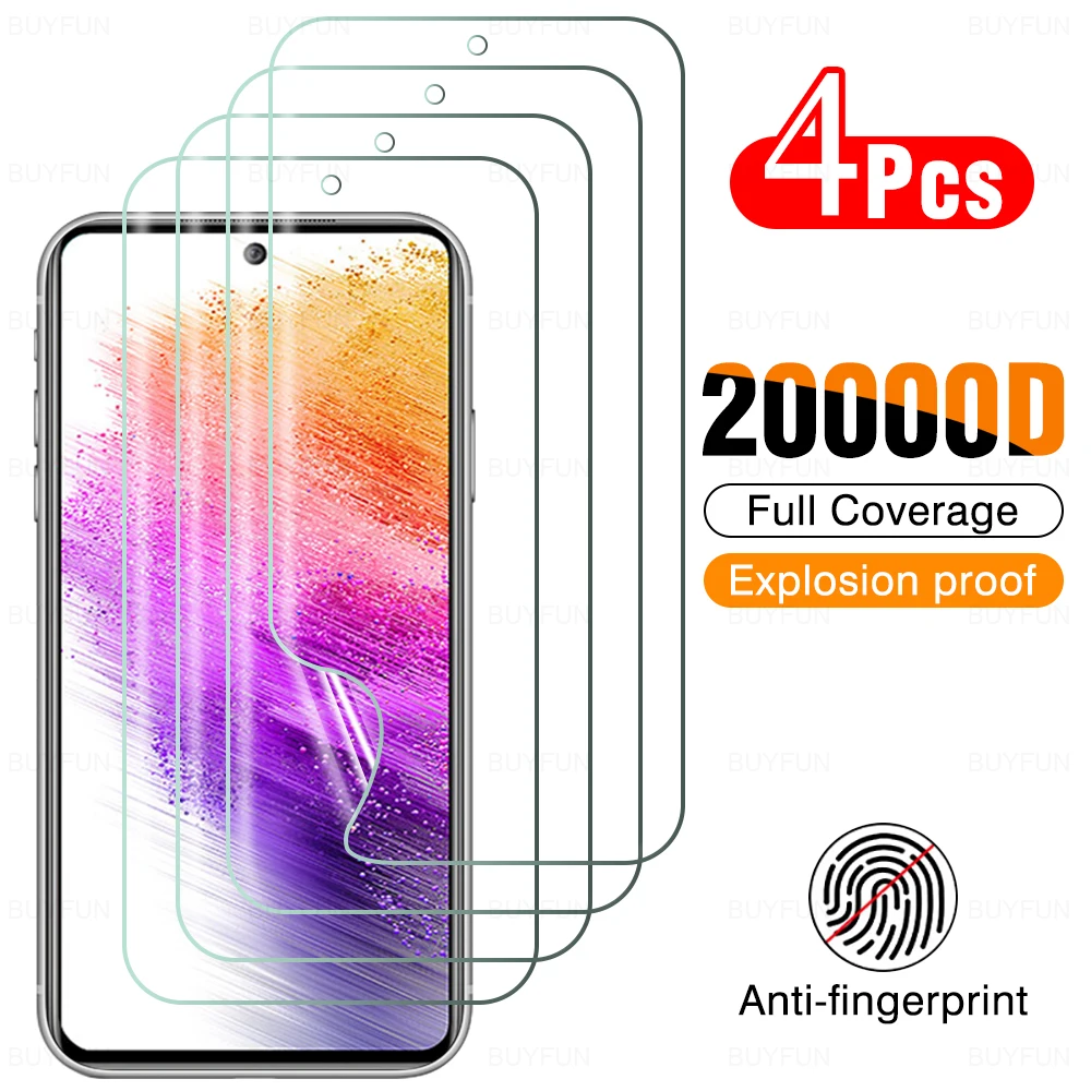 

Гидрогелевая пленка 20000D для Samsung Galaxy A73 5G, Защитная пленка для экрана с полным покрытием для A72 A71, прозрачная пленка с защитой от отпечатков п...