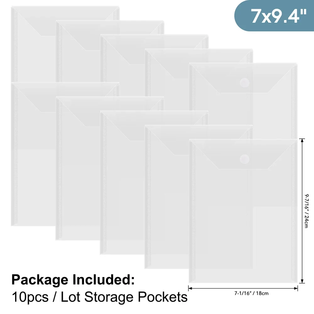 

Пластиковые конверты для штампов Organizer Storage Bags