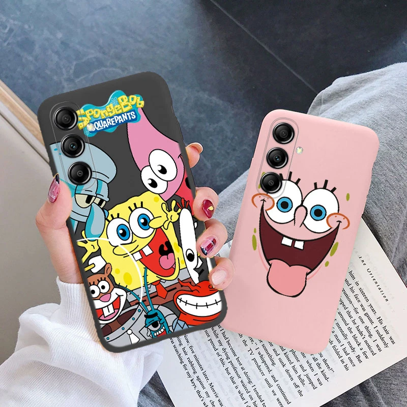 Для Samsung Galaxy S23 FE Shell S 23 чехол для телефона мультяшный Губка Боб Патрик звезда Funnuy