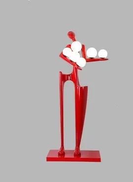 Художественная Скульптура Напольная Лампа дизайнерский зал для выставок в отеле