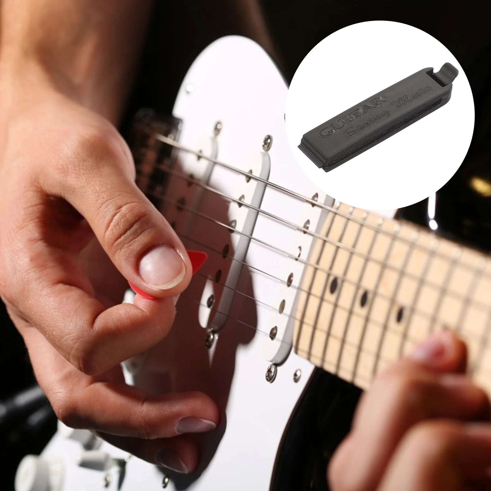 

Guitar String Dampener Acoustic Guitar Muffler Guitar Mute Wrap Noise Reducer