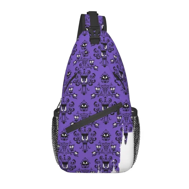 

Нагрудная Сумка-слинг Magic Castle с привидениями для мужчин, рюкзак кросс-боди на заказ для путешествий
