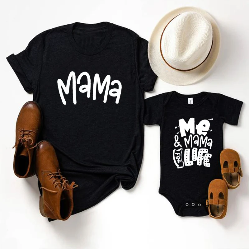 

Рубашки Мама и я рубашки Мама и я для жизни подходящая рубашка для мамы и сына летние рубашки на День Матери подходящие рубашки Милая одежда