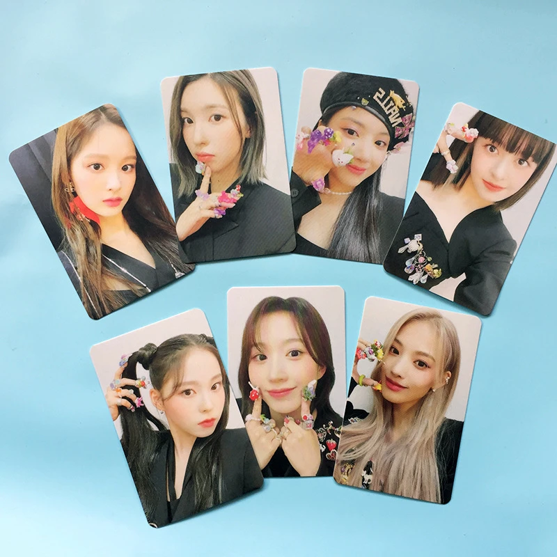 

7 шт./компл. KPOP NMIXX фотокарты 1-я AD Mer открытки для альбома LILY HAEWON JINNI KYUJIN двухсторонние LOMO карты Поклонники коллекционный 3d