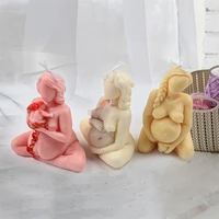 birth of life mould collectione 3d pregnant childbirth women silicone candlle mold difusser plaster diy body art home decorate