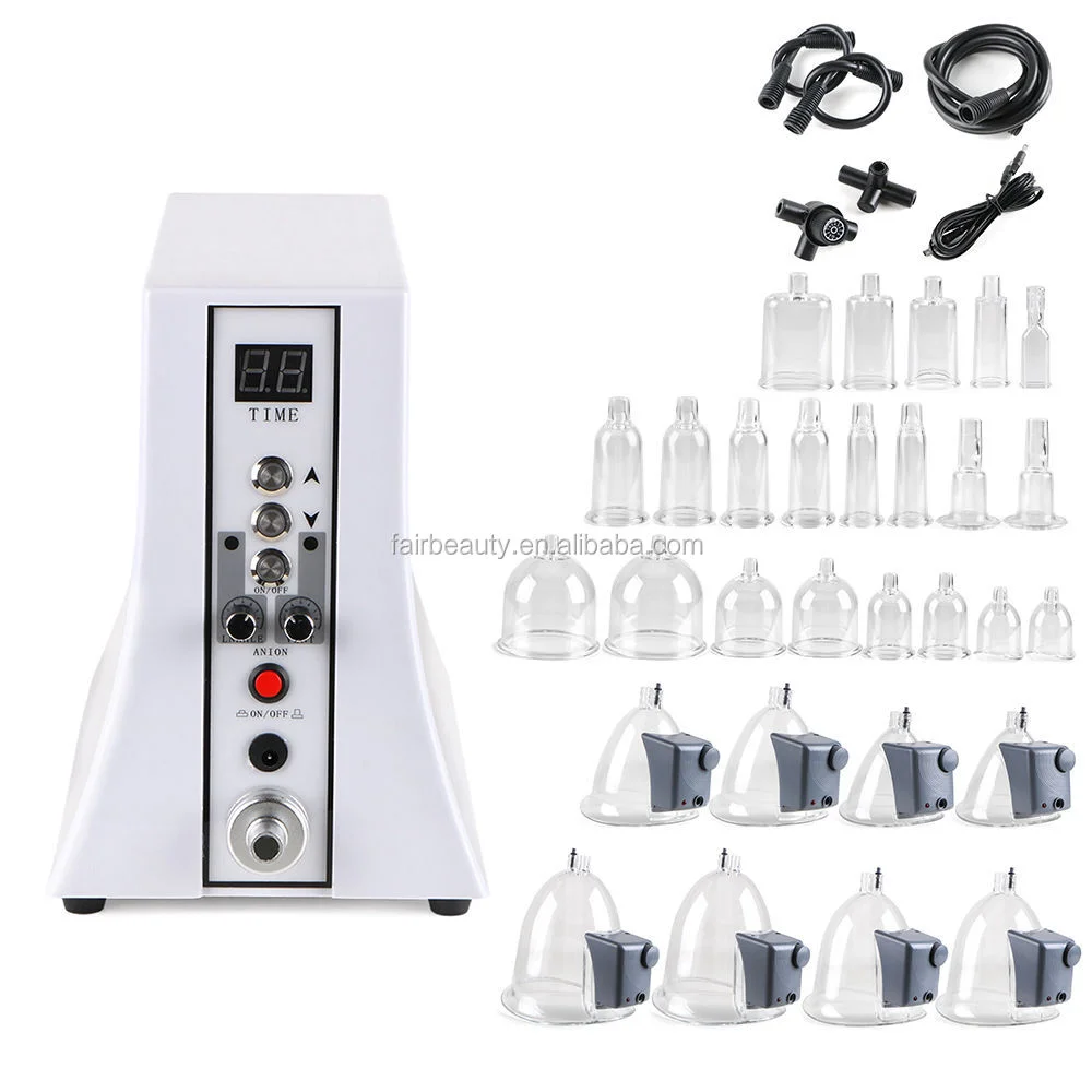 Electric lady breast massager vacuum cup suction cup machine vacuum big butt hip lifting Breast Enlargement Pump Multiple Sizes