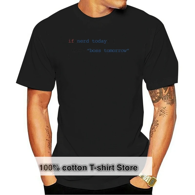 

Engineer Code Program Design T Shirts 2019 New Adult Fashion Letter Tshirts Men If Nerd Today Tomorrow SCJP PHP T-Shirts